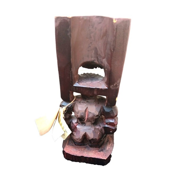 Tiki Polynesia Collection by Chiefly Co. "Love Tiki" Hawaiian Statue. - Picture 3 of 7